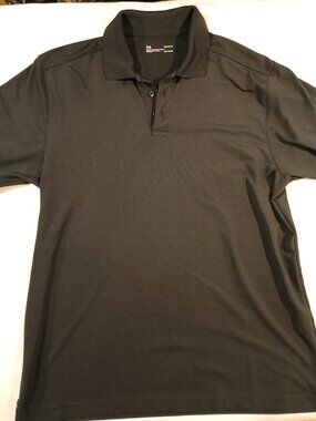 Under Armour Black Polo - Size Large